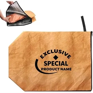 Reusable Zippered Aluminum Foil Barbecue Insulation Bag