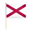 4"x6" & 12"x18'' Alabama ePoly Printed Stick Flags | https://www.bestnamebadges.com