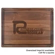 15" x 20" x 1 1/4" Walnut Rectangular Butcher Block | https://www.bestnamebadges.com