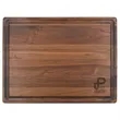 15" x 20" x 1 1/4" Walnut Rectangular Butcher Block | https://www.bestnamebadges.com