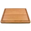 15" x 20" x 1 1/4" Cherry Rectangular Butcher Block | https://www.bestnamebadges.com