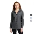 Port Authority Ladies Pincheck Easy Care Shirt 3.4 oz Custom | https://www.bestnamebadges.com