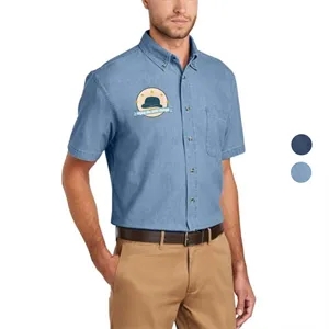 Port & Company - Short Sleeve Value Denim Shirts w/ 6.5 oz.