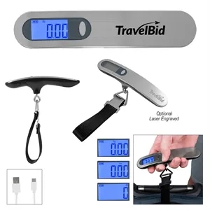 Rechargeable Luggage Scale With Digital Display | https://www.bestnamebadges.com