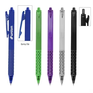 Quiet Click rABS Gel Pen | https://www.bestnamebadges.com