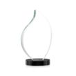 Odessy Flame VividPrint™ Award on Alberton Base - Black | https://www.bestnamebadges.com