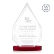 Hawthorne Award on Alberton Base - Red | https://www.bestnamebadges.com