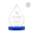Hawthorne Award on Alberton Base - Blue | https://www.bestnamebadges.com