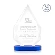 Hawthorne Award on Alberton Base - Blue | https://www.bestnamebadges.com