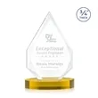 Hawthorne Award on Alberton Base - Gold | https://www.bestnamebadges.com