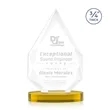 Hawthorne Award on Alberton Base - Gold | https://www.bestnamebadges.com
