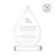 Hawthorne Award on Alberton Base - Clear | https://www.bestnamebadges.com