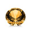 Gemstone VividPrint™ Award - Amber | https://www.bestnamebadges.com