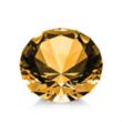 Gemstone VividPrint™ Award - Amber | https://www.bestnamebadges.com