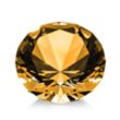 Gemstone VividPrint™ Award - Amber | https://www.bestnamebadges.com