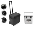 38QT Large Cooler Box with Wheels and Pull Rods | https://www.bestnamebadges.com