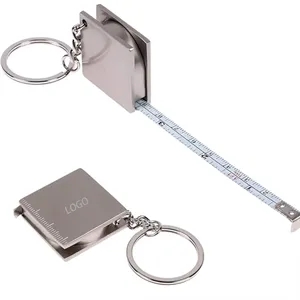 1M/3ft Mini Steel Tape Measure Keychain