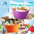 Plastic Ice Buckets with Handles | https://www.bestnamebadges.com