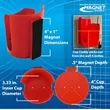 Magnetic Cup Caddy | https://www.bestnamebadges.com