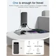 12000mAh Charger Power Bank with AC Wall Plug | https://www.bestnamebadges.com