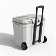38QT Large Cooler Box with Wheels and Pull Rods | https://www.bestnamebadges.com