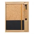 Eco Friendly Cork Notebook And Pen Set With Custom Logo | https://www.bestnamebadges.com