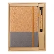 Eco Friendly Cork Notebook And Pen Set With Custom Logo | https://www.bestnamebadges.com