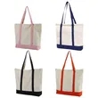 Large Capacity Customizable Tote Bag With Zipper Pocket | https://www.bestnamebadges.com