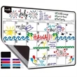 Smart Magnetic Dry Erase Calendar | https://www.bestnamebadges.com