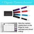 Smart Magnetic Dry Erase Calendar | https://www.bestnamebadges.com