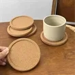 Eco Friendly Cork Coaster With Custom Logo | https://www.bestnamebadges.com