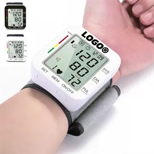 Digital Wrist Blood Pressure Monitor With Large LCD Display