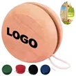 Eco Friendly Wooden Yo-Yo With Custom Logo | https://www.bestnamebadges.com