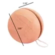 Eco Friendly Wooden Yo-Yo With Custom Logo | https://www.bestnamebadges.com
