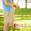 Eco Friendly Wooden Yo-Yo With Custom Logo | https://www.bestnamebadges.com
