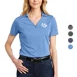 Port Authority Ladies Shadow Stripe Polo w/ Screen Print | https://www.bestnamebadges.com