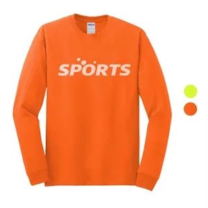 Gildan® - Heavy Cotton™ 100% Cotton Long Sleeve T-Shirt | https://www.bestnamebadges.com