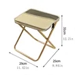 Outdoor Zipper Pack Camping Chair Foldable Backpack Stool | https://www.bestnamebadges.com