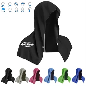 Outdoor Sports Sun Protection Cool Hoodie Headscarf Towel
