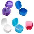 Dental Denture Case Strainer Cleaner Box | https://www.bestnamebadges.com