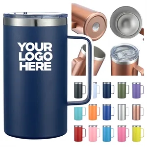 24oz Stainless Steel Handle Cup Large Capacity