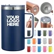 24oz Stainless Steel Handle Cup Large Capacity | https://www.bestnamebadges.com