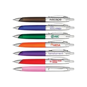 Union Printed - Color Wave Click Ballpoint Pen with 1-Color 