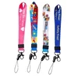 Custom Full Color Short Lanyards | https://www.bestnamebadges.com