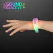 Sound Activated Light Up LED Flashing Bracelets | https://www.bestnamebadges.com