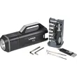 Multifunction Tool Set with  with Rechargeable LED Flashligh | https://www.bestnamebadges.com