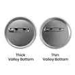 Circle Custom Buttons 1"-5.9" Dia | https://www.bestnamebadges.com