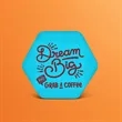 Hexagonal Custom Buttons | https://www.bestnamebadges.com