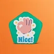 Pentagonal Custom Buttons | https://www.bestnamebadges.com