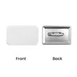 2.4"-2.8" Rectangular Custom Button | https://www.bestnamebadges.com